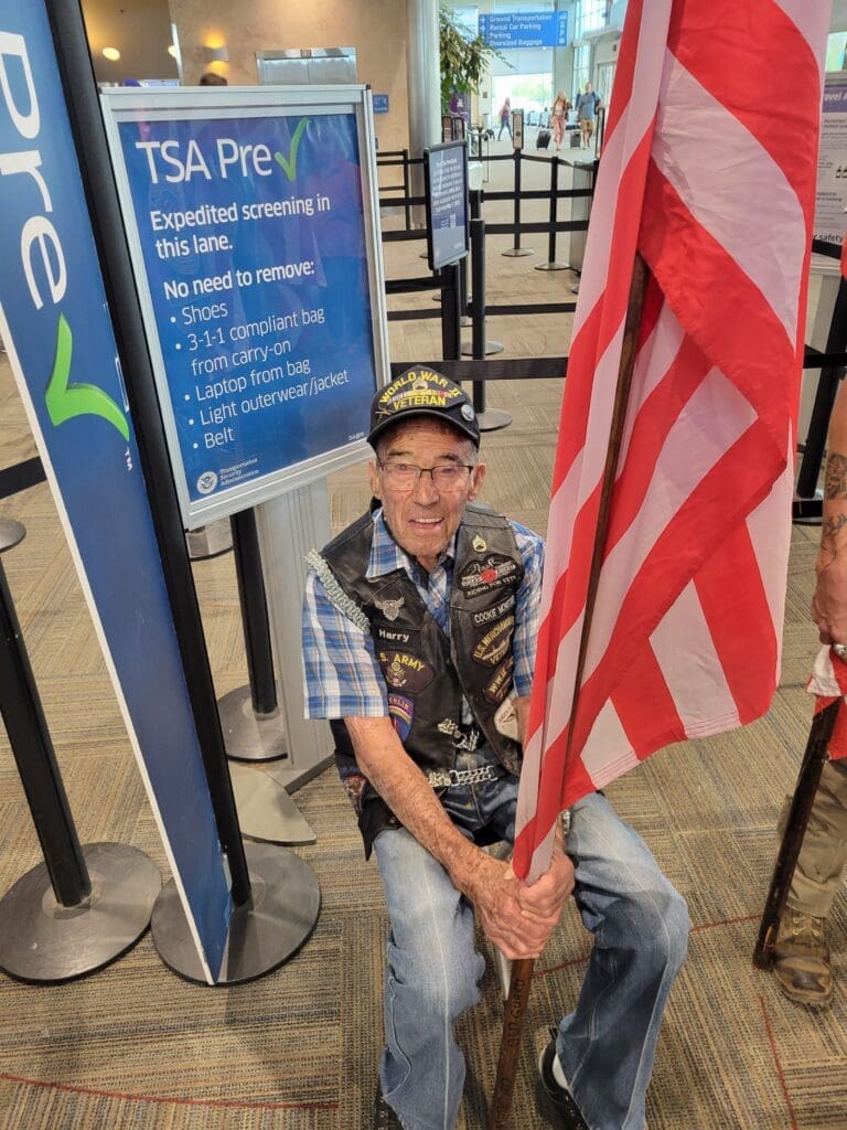 WW2 veteran Harry Howard