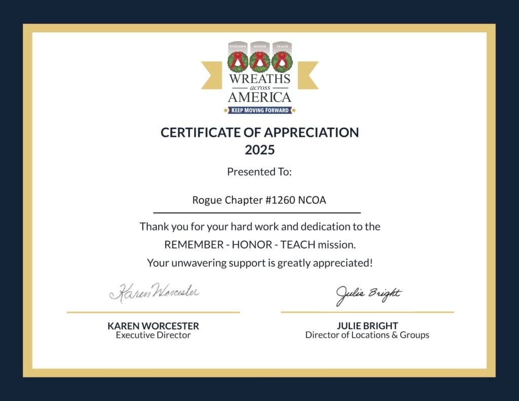 2025 - Group Certificate for OR0103P